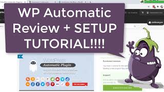 ValvePress WP Automatic Plugin Review  Setup Tutorial  Automated Wordpress Blogging [upl. by Sutit]