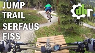 Bikepark Serfaus Fiss Ladis Jump Line Follow Up by downhillrangerscom [upl. by Frederigo441]