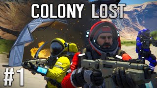 Space Engineers  Colony LOST  Ep 1  Survival FIGHT [upl. by Leahcimsemaj322]