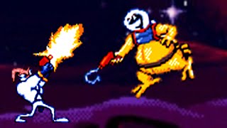 Earthworm Jim Genesis Playthrough No Death [upl. by Brightman]