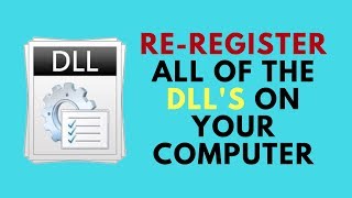 ReRegister all of the DLLs on your computer [upl. by Dnartreb]