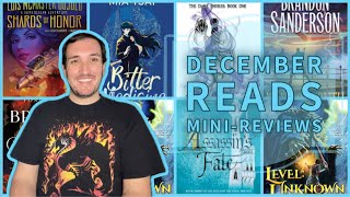 📚 DECEMBER WRAPUP 📚 MiniReviews [upl. by Arze726]