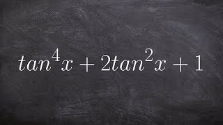 How to factor a trinomial of a trig identity [upl. by Adnuhser802]