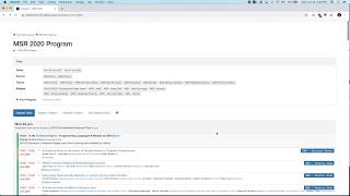 How to browse our MSR 2020 program  tools used [upl. by Lusar]