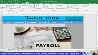 MS Excel  Designing a Payroll System Part 1 [upl. by Gagnon]