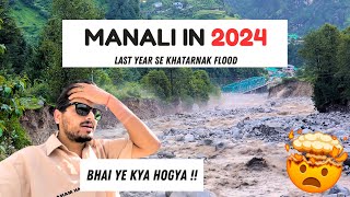 MANALI FLOOD 2024  Cloud Burst  Himachal Pradesh [upl. by Tiossem959]