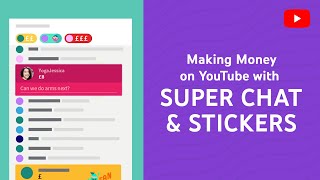 Making Money on YouTube with Super Chat and Stickers [upl. by Troxell]