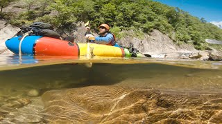 Packrafting 5 Days  North Carolina Wilderness Wilson Creek [upl. by Aryaz]