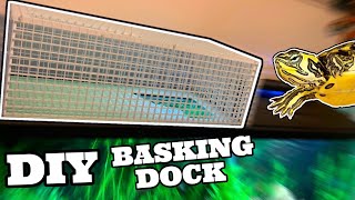 HOW TO Build DIY AboveTank Basking Area for PET TURTLE [upl. by Eilarol]