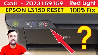 Epson L3150 red light blinking solution [upl. by Rafferty]