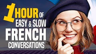 Learn French with a 1Hour Beginner Conversation Course for daily life  OUINOcom [upl. by Calderon503]