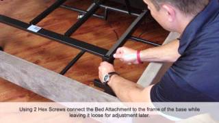 Comfort Base Headboard Bracket Installation Instructions [upl. by Samuele327]