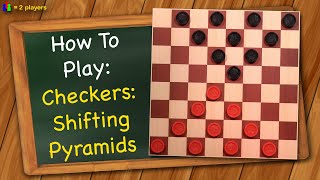 How to play Checkers Shifting Pyramids [upl. by Eldreda]