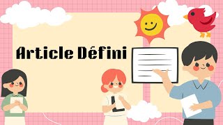 FRENCH DEFINITE ARTICLES  ARTICLES DÉFINI LEARN FRENCH  FRENCH GRAMMAR [upl. by Jaquelyn]