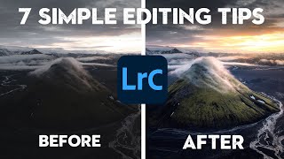 7 SIMPLE LIGHTROOM TIPS every beginner photographer should know [upl. by Elladine768]