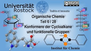 Organische Chemie Teil 6 Konformere der Cycloalkane und funktionelle Gruppen [upl. by Piero]