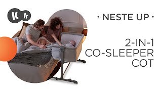 Kinderkraft NESTE UP 2in1 cosleeper cot [upl. by Cuhp862]