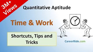 Time and Work  Shortcuts amp Tricks for Placement Tests Job Interviews amp Exams [upl. by Lenox550]