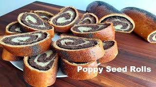 Poppy Seed Rolls Makowiec [upl. by Wileen]