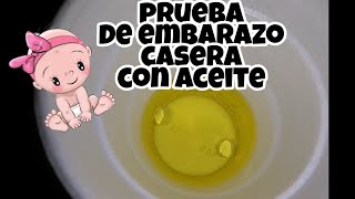 Prueba casera de embarazo con aceite [upl. by Theola395]