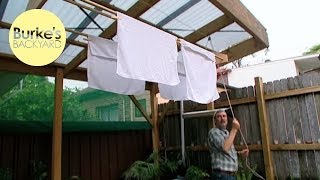 Burkes Backyard How To Make a Modern Clothesline [upl. by Girvin]