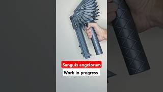 sanguis angelorum working on chainsword warhammer warhammer40k prop cosplay 3dprinting [upl. by Yenffit]