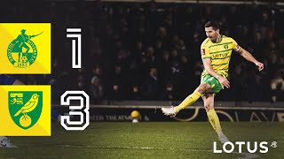 HIGHLIGHTS  Bristol Rovers 13 Norwich City [upl. by Nawuq]