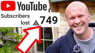 How to see LOST SUBSCRIBERS How many lost subs count on my YouTube Channel [upl. by Nnaitak]