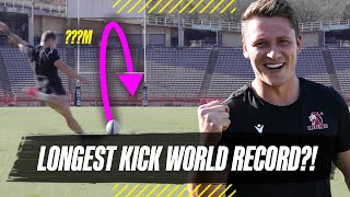 Can Tiaan Swanepoel break the Longest Kick Record [upl. by Ong]