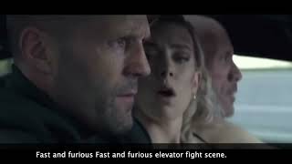 Hobbs and Shaw Elevator fight scene [upl. by Ledoux]