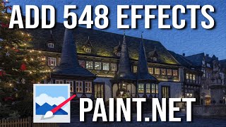 How to Add 548 Photo Editing Effects to PaintNET with GMIC Plugin [upl. by Nacim4]