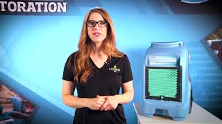 How to Use Dri Eaz 1200 Portable Dehumidifier [upl. by Ajaj345]