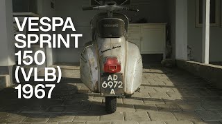 Vespa Sprint 150 Vespa S 1967 VLB  The Biancospino [upl. by Odelet727]