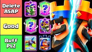 ULTIMATE Clash Royale Cards Tier List 2024 [upl. by Flynn]