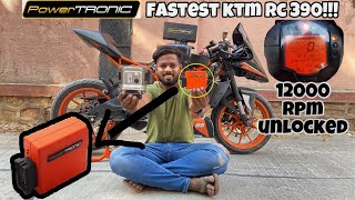 Powertronic ECU and Quickshifter Installation  Fastest KTM RC 390 Part1 [upl. by Oelgnaed18]