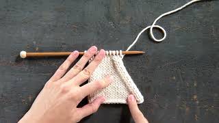 Slip Slip Knit ssk Tutorial  Purl Soho [upl. by Wolk]