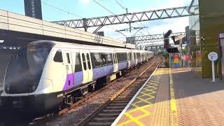 Elizabeth line train at Stratford station [upl. by Aicala169]