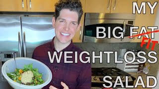 The Big Salad  How I lost 30 Pounds in 90 Days [upl. by Adnorehs591]