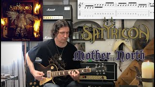 Mother North  Satyricon Cover Tutorial  TAB  Lesson [upl. by Belle453]