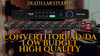 Audient EVO SP8 VS Behringer ADA8200 MKII  La sfida dei convertitori LOW Budget ma HIGH Quality [upl. by Terrena]