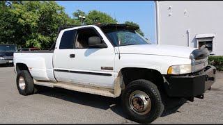 1998 Dodge Ram 3500 Dually Diesel [upl. by Yeltnarb]