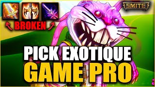 LES PICKS EXOTIQUES  ASSASSIN CRIT ► GAME PRO BAKASURA SOLO SUR SMITE SAISON 11 [upl. by Peirsen]