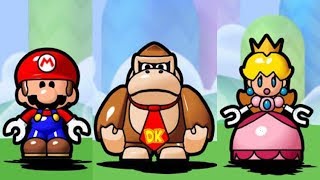 Mario Vs Donkey Kong Minis March Again  All Characters [upl. by Eselehs178]