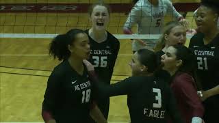 NCCU VB vs UMES highlights 2024 [upl. by Orravan]