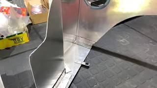 E46 Race car sump baffle plate fabrication HDWDT [upl. by Carma]