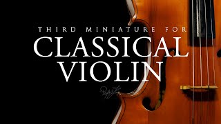 Third Miniature for Classical Violin  Baroque Background Music for Film and Videos  Rafael Krux [upl. by Lekym442]