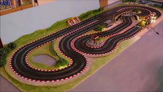 Modular Slotcar Track with Scenery Harthäuser Hurtigring [upl. by Ennire]