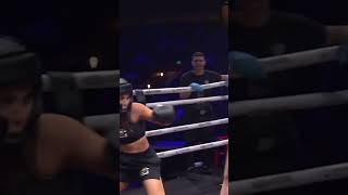 Andrea vs Dina Ludwigs Chess Boxing Event  Round 1 Highlights [upl. by Gothart824]