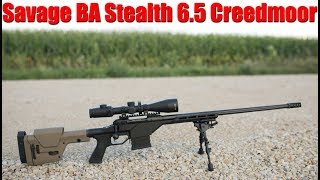 Savage BA Stealth 65 Creedmoor Review Best Savage Yet [upl. by Ttevy]