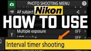 Nikon Z Interval Timer  YOU NEED TO KNOW THIS [upl. by Alexandra]